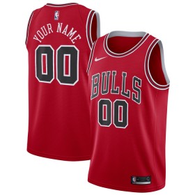 Dres Chicago Bulls Prilagođeni Nike 2022-23 Icon Edition Crvena Swingman